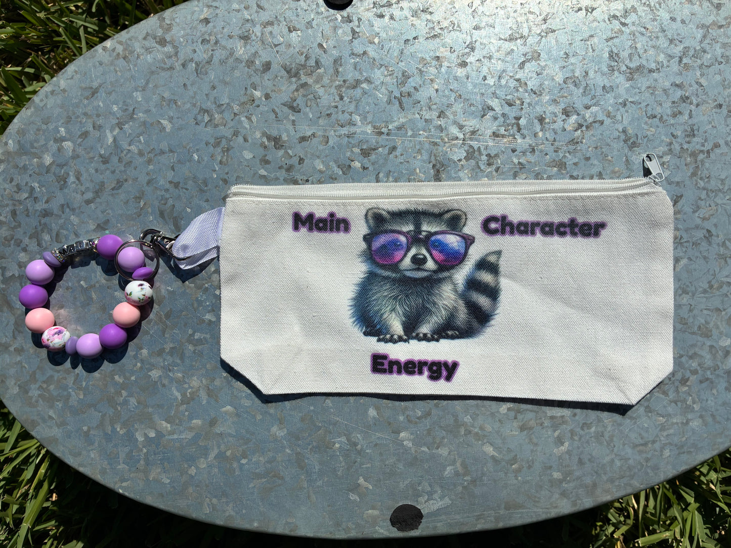 Reusable Canvas- Animal Print Makeup Bag