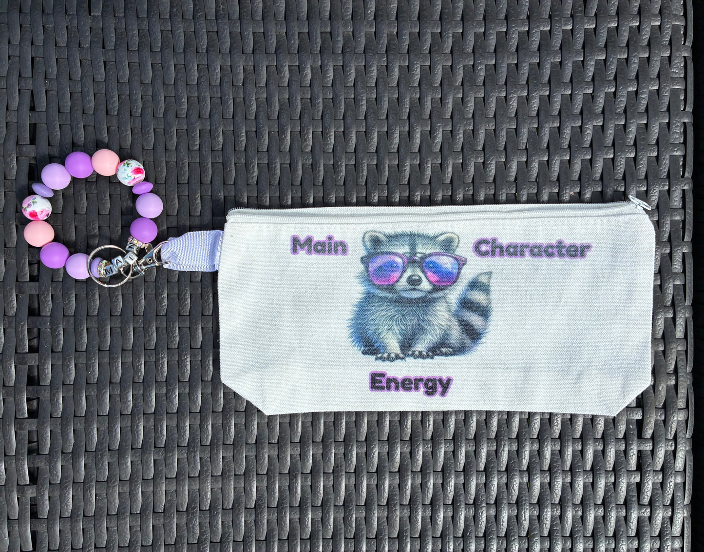 Reusable Canvas- Animal Print Makeup Bag