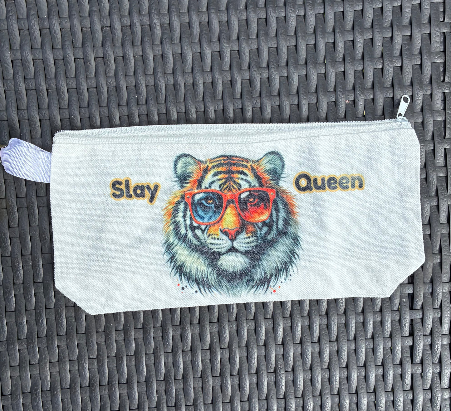 Reusable Canvas- Animal Print Makeup Bag