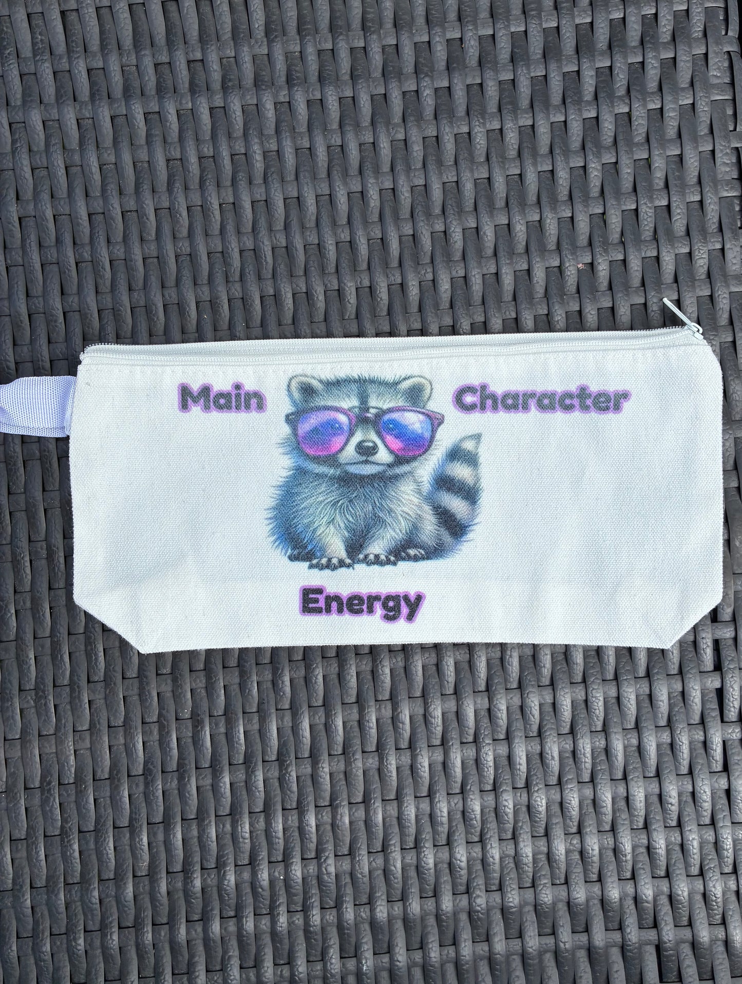 Reusable Canvas- Animal Print Makeup Bag