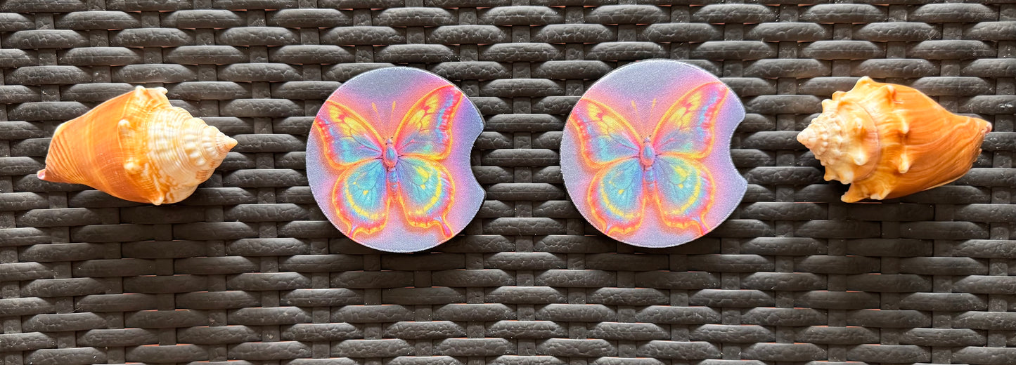 Butterfly Car Coasters