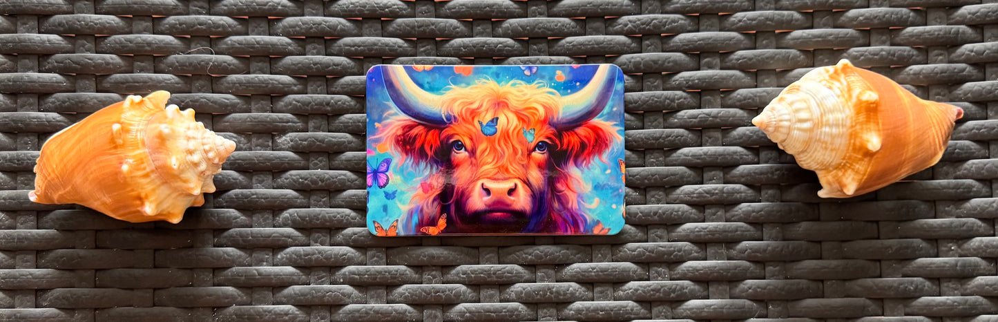 Butterfly Cow Magnet