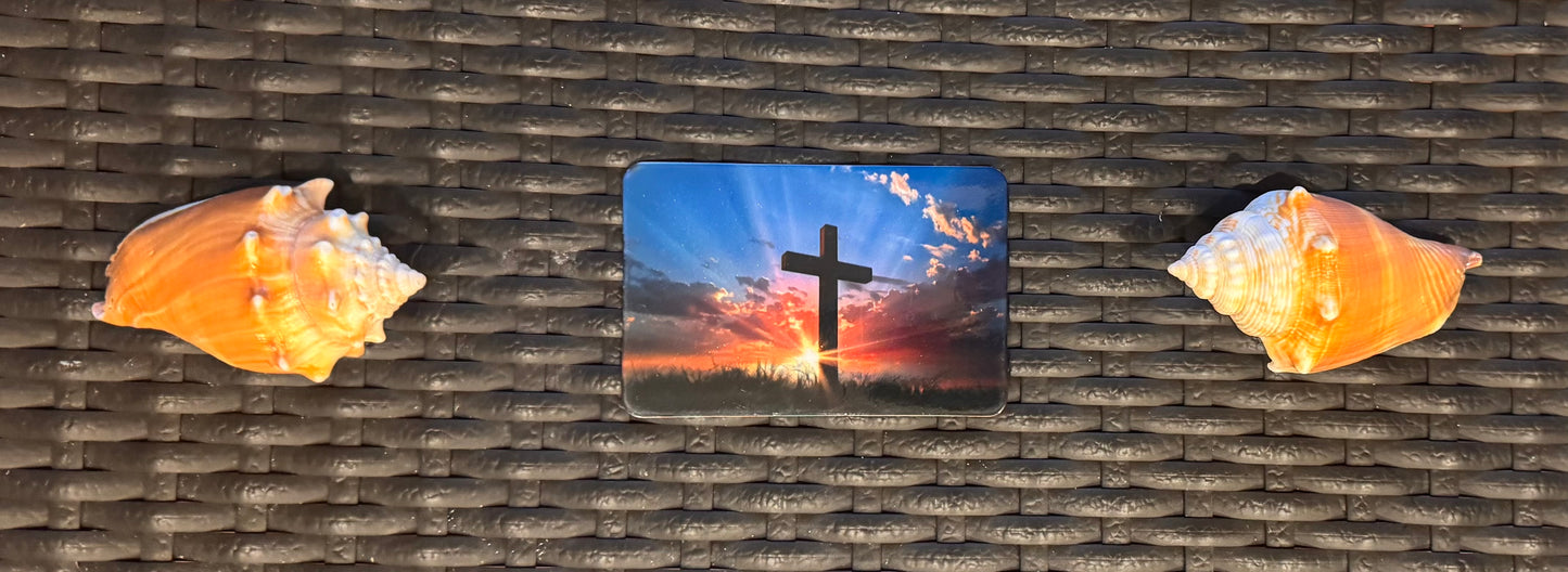 Sunset Cross Magnet