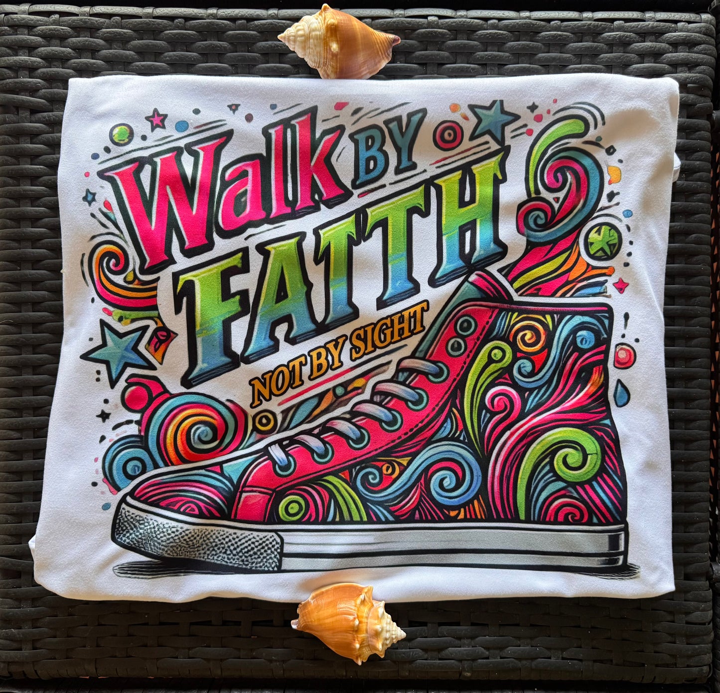 Walk By Faith Soft Cotton Feel Unisex T-shirt