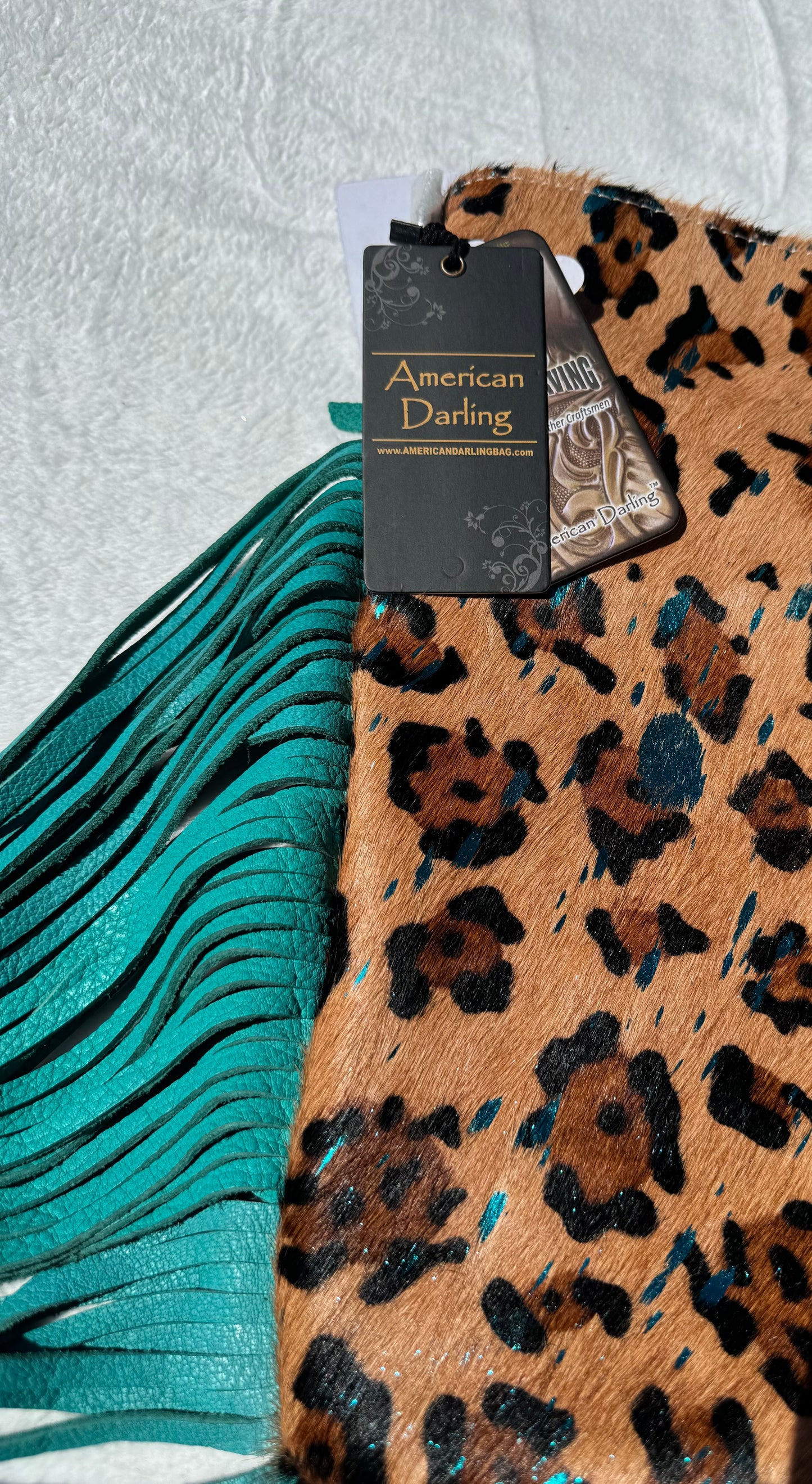 American Darling Teal Purse