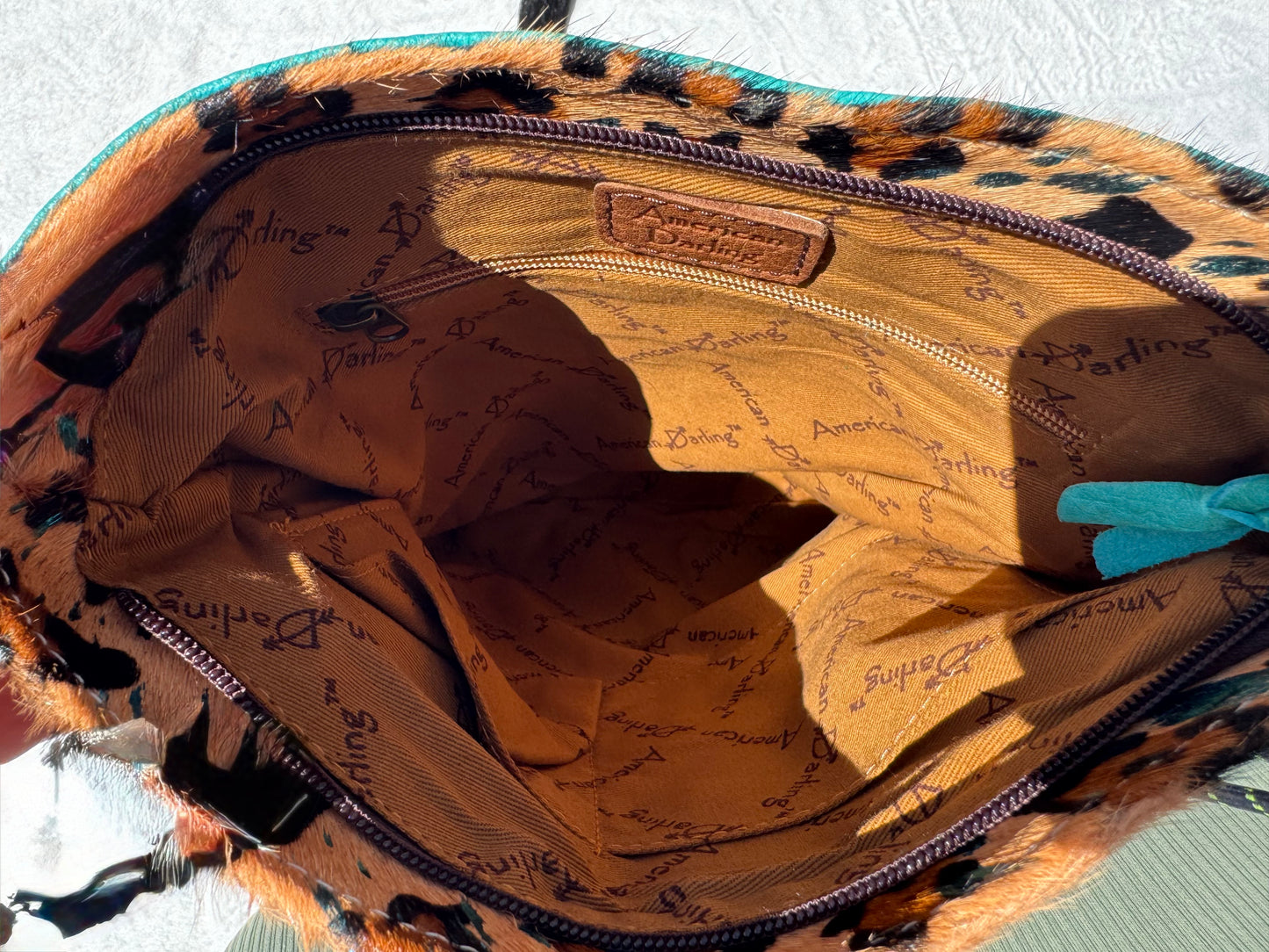 American Darling Teal Purse