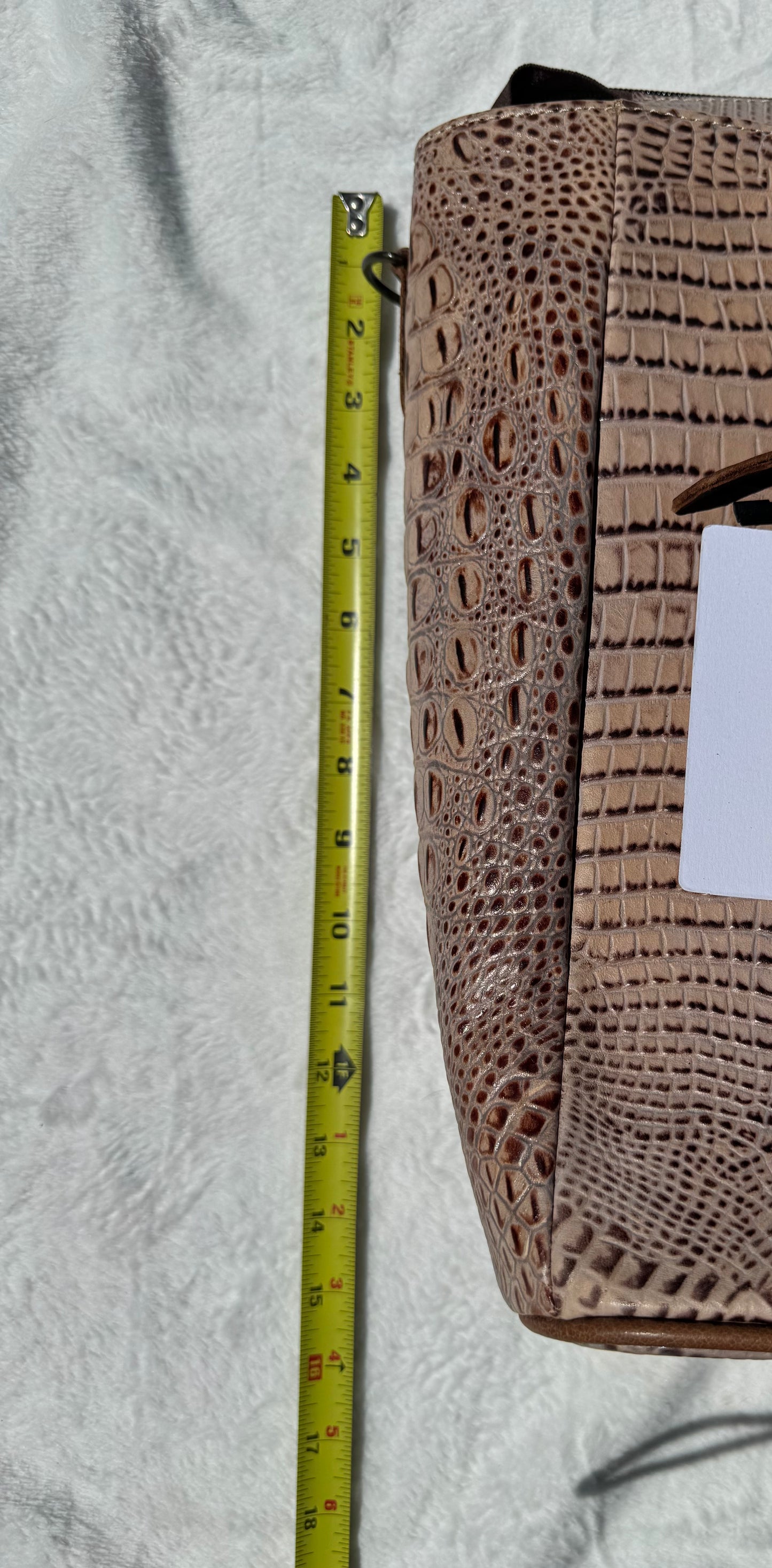 American Darling Crocodile Embossed Tote Bag
