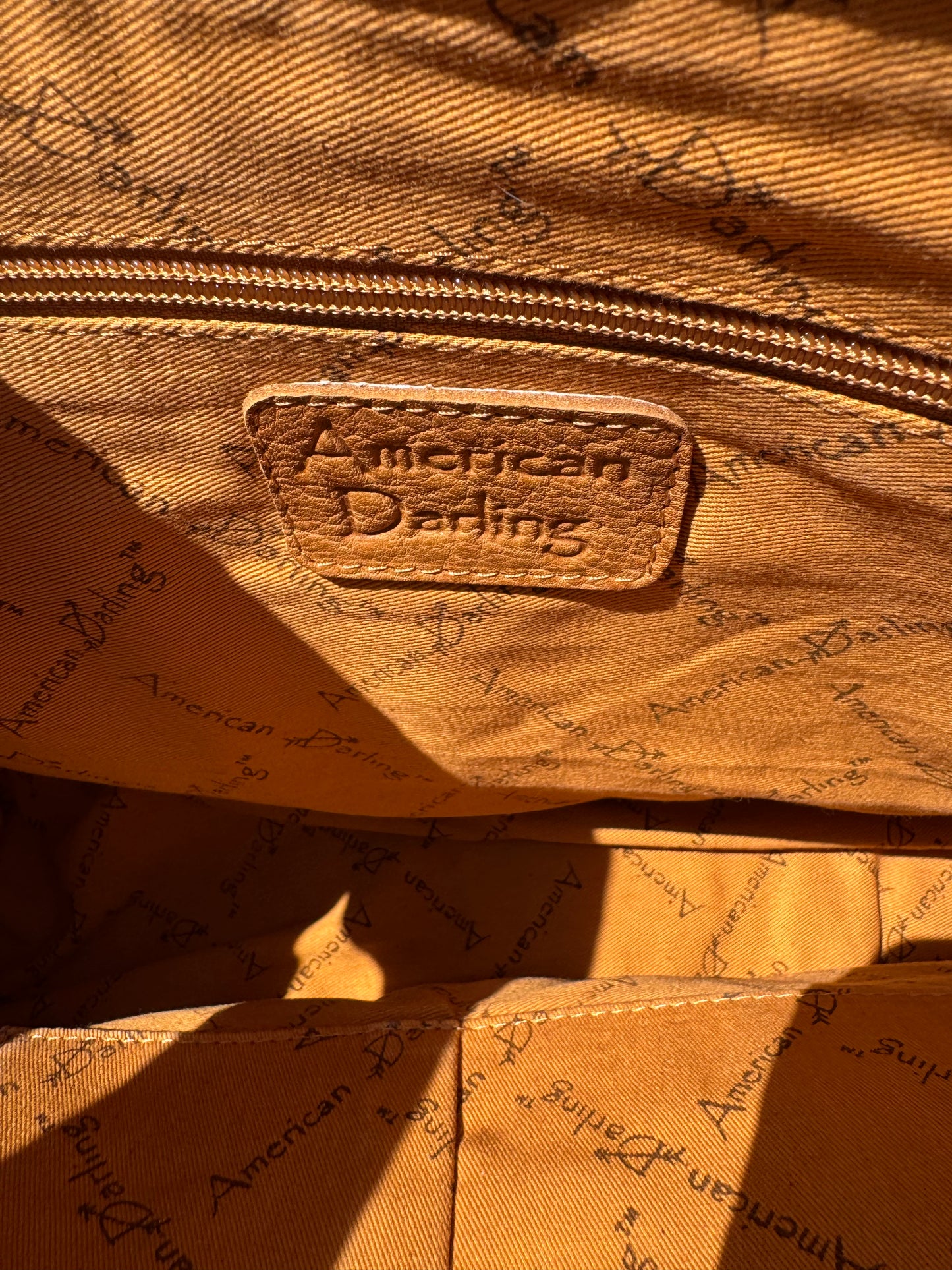 American Darling Crocodile Embossed Tote Bag