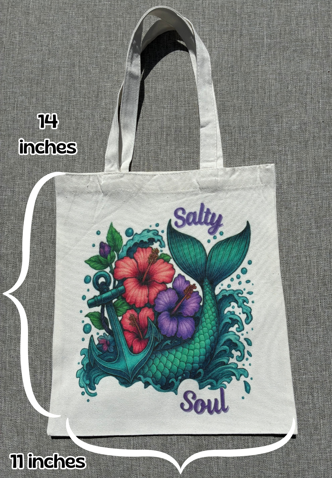 Tote bag dimensions