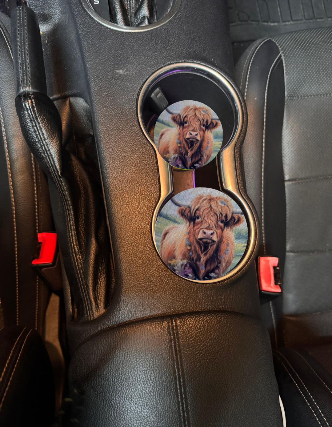 Car coaster auto coaster drink coaster Mustang 