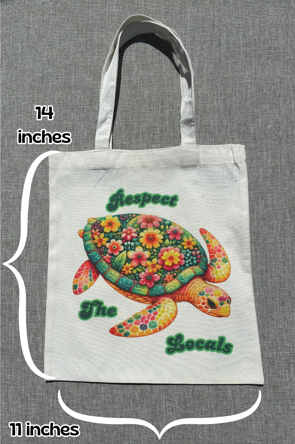 Tote bag dimensions
