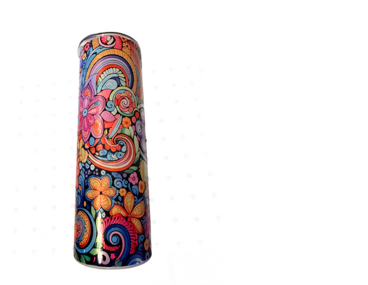 Flower Mosaic Stainless Steel Tumbler