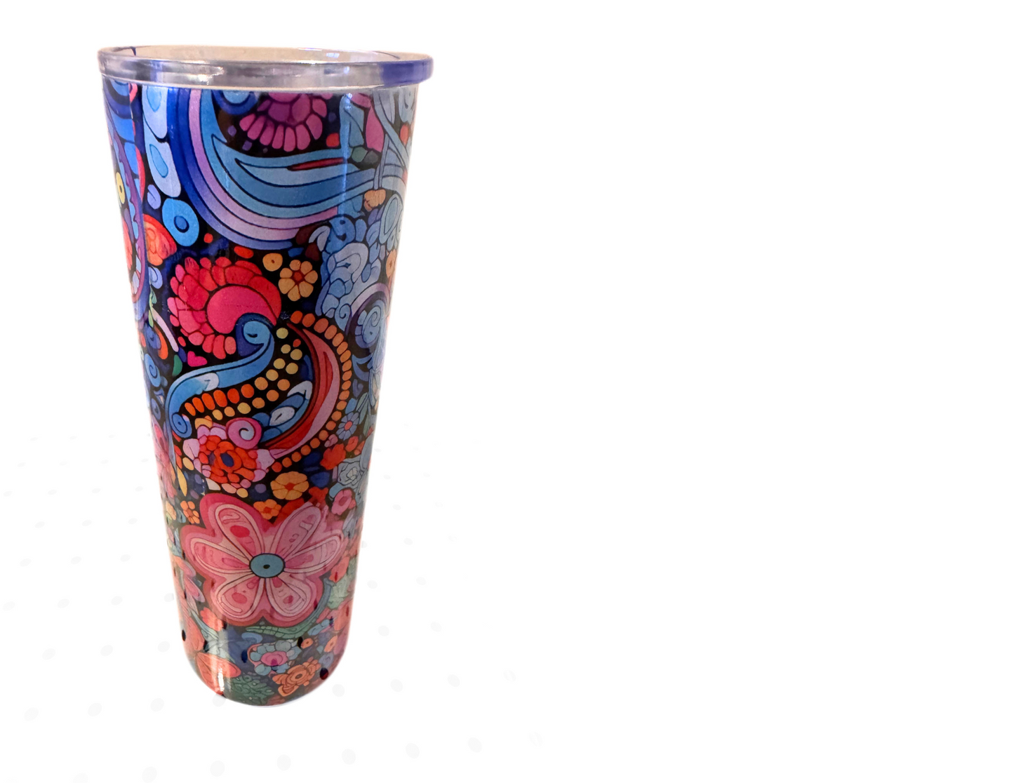 Flower Mosaic Stainless Steel Tumbler