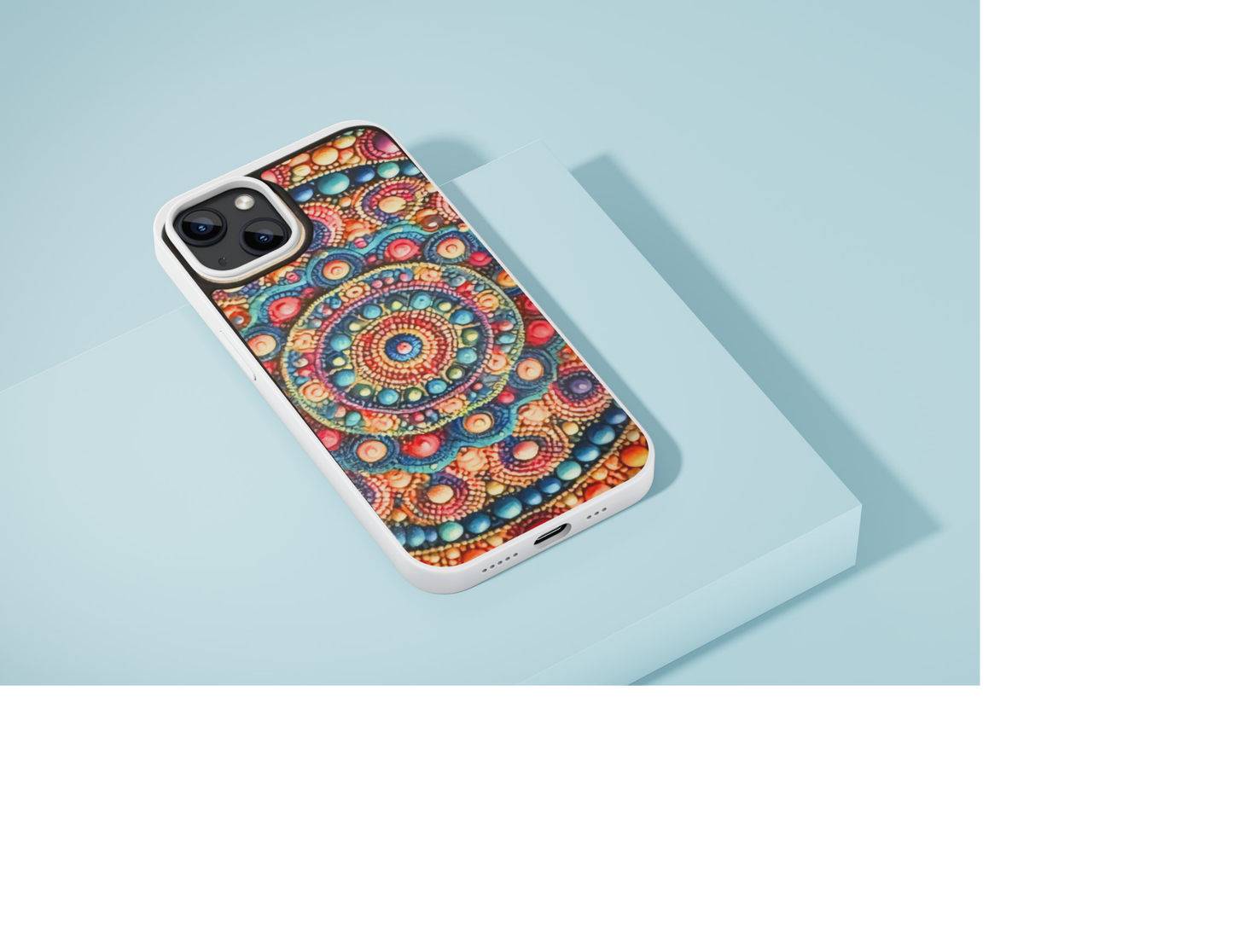 3D Mosaic iPhone 13, 14, 15 Compatible Phone Case