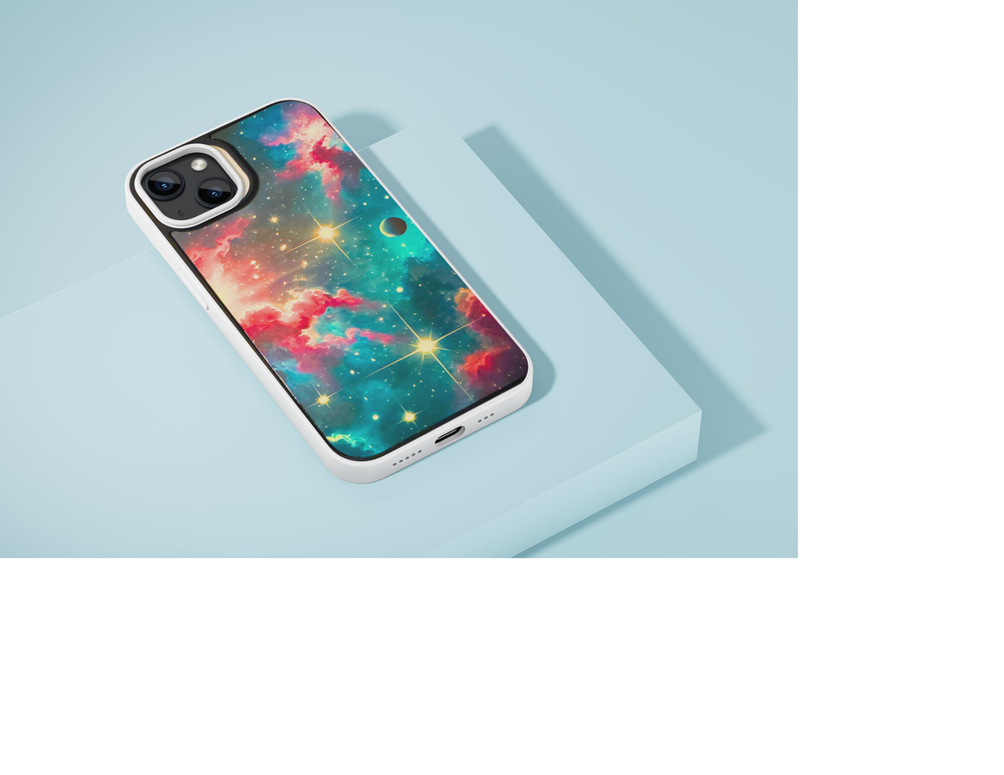 Galaxy iPhone 13, 14, 15 Compatible Phone Case