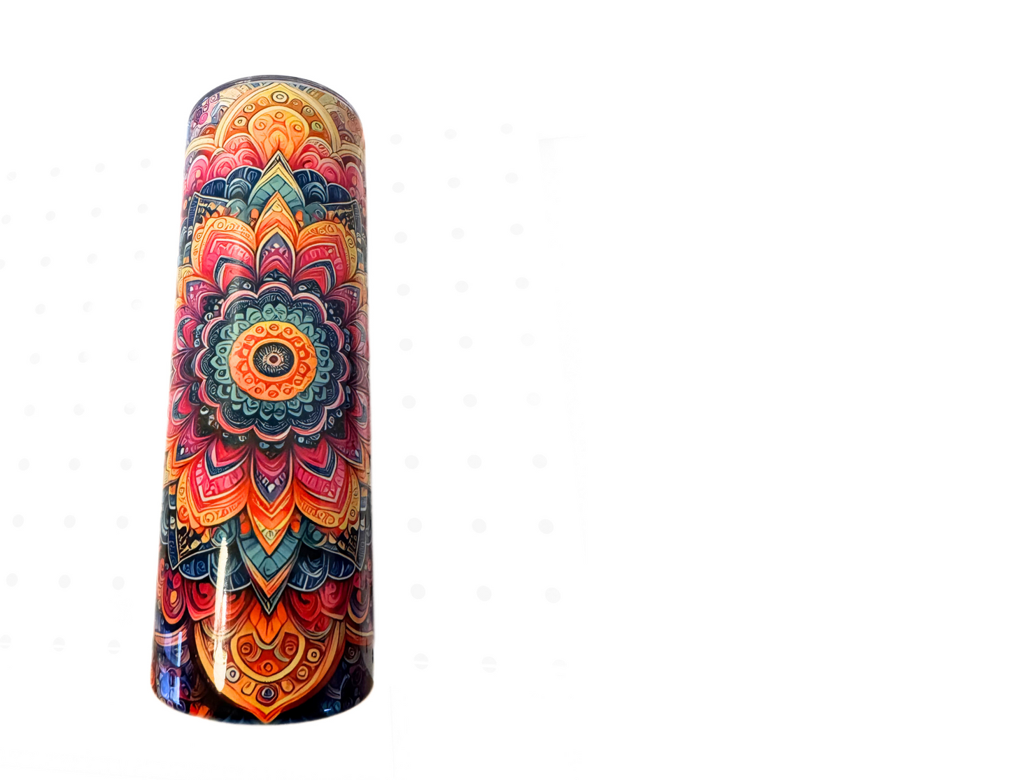 Flower Mandala Stainless Steel Tumbler